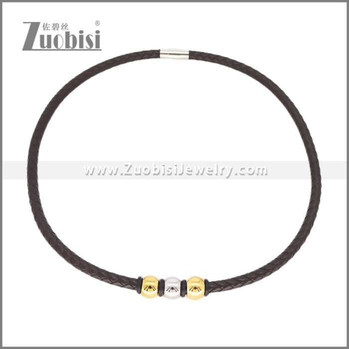 Leather Neckace n003543A