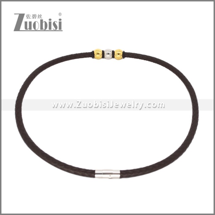 Leather Neckace n003543A
