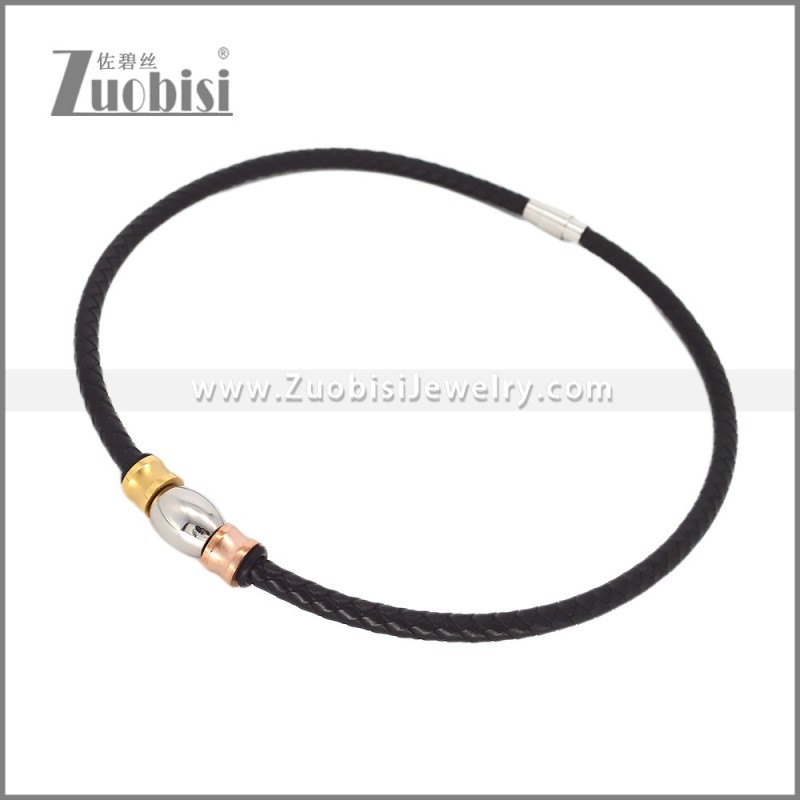 Leather Neckace n003542H