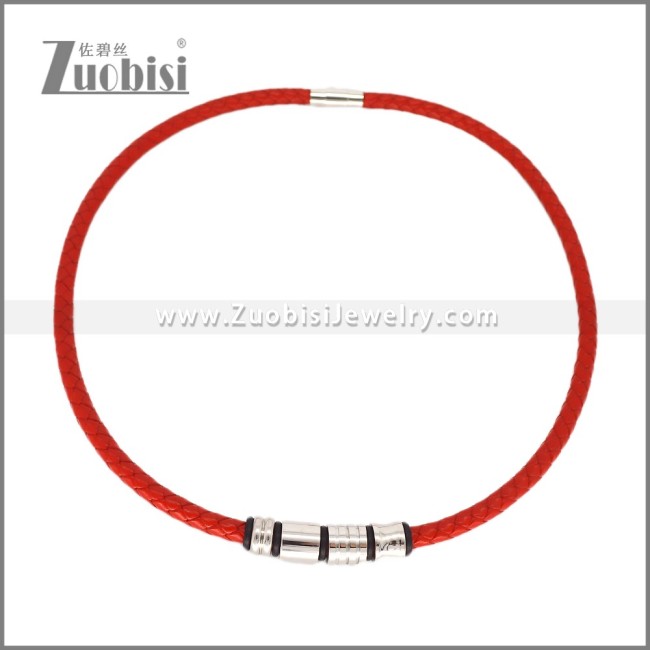 Leather Neckace n003544R