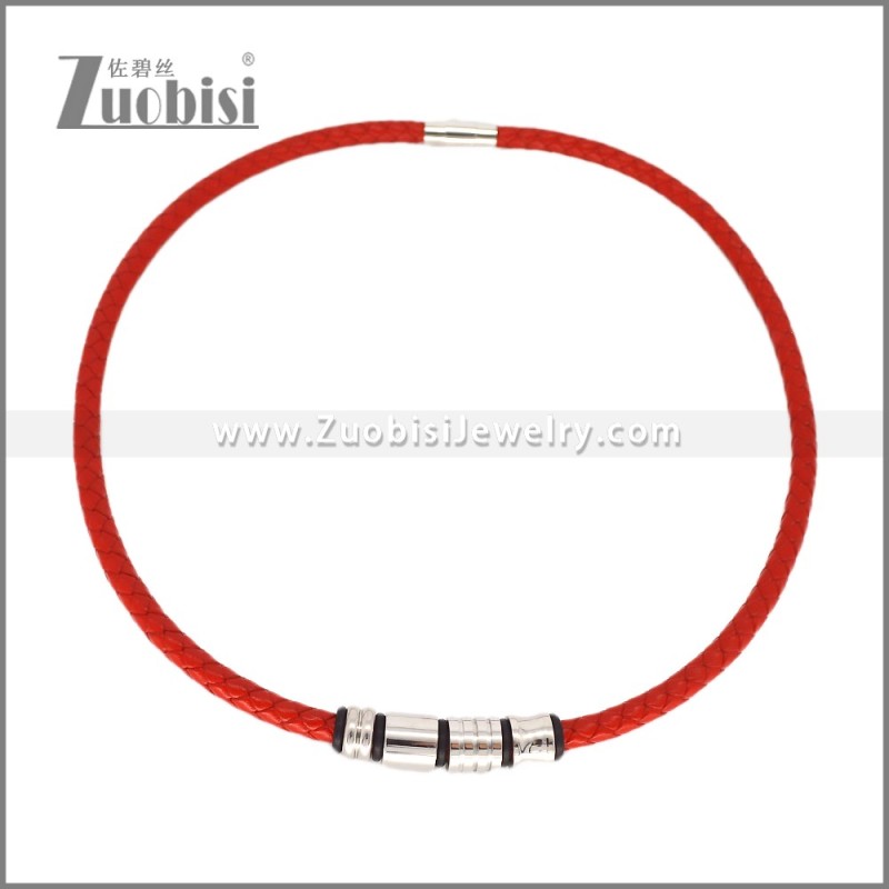 Leather Neckace n003544R