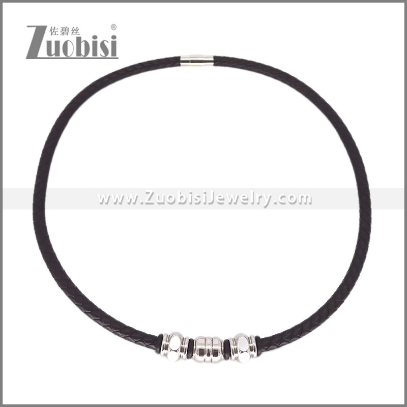 Leather Neckace n003545H