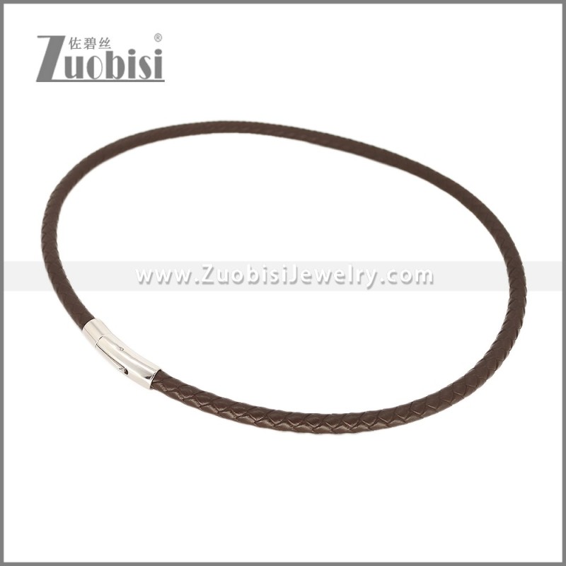 Leather Neckace n003541A2