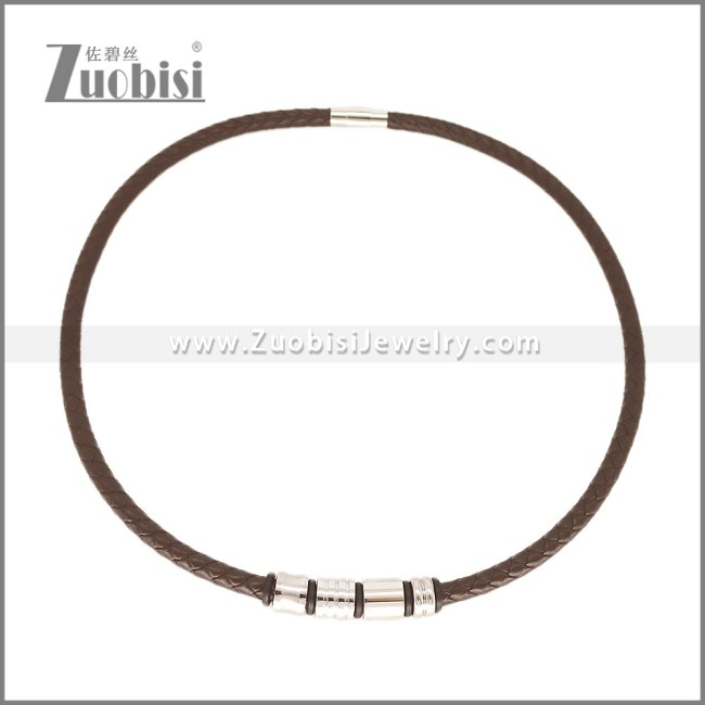 Leather Neckace n003544A