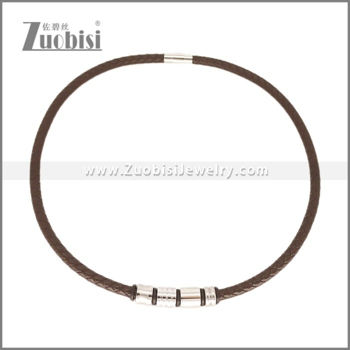 Leather Neckace n003544A