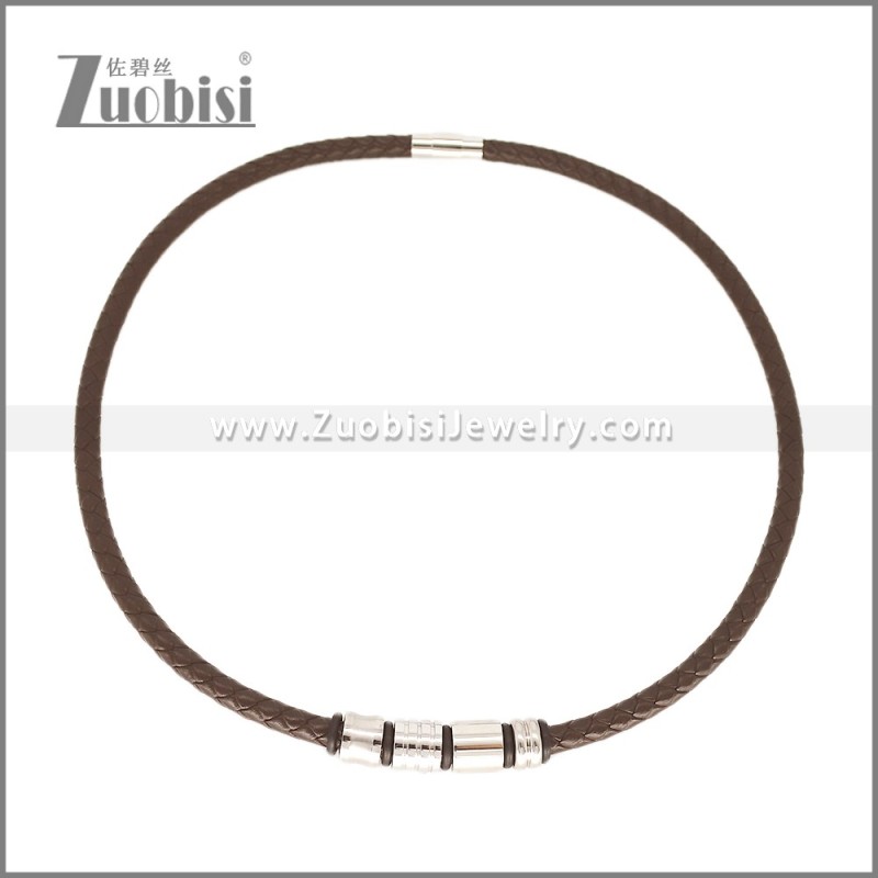 Leather Neckace n003544A