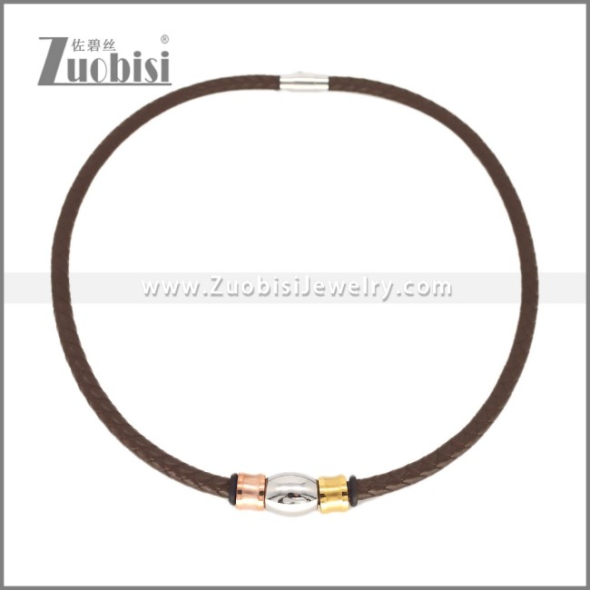 Leather Neckace n003542A