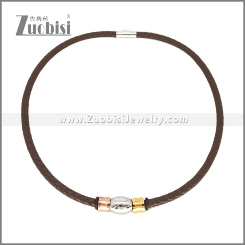 Leather Neckace n003542A