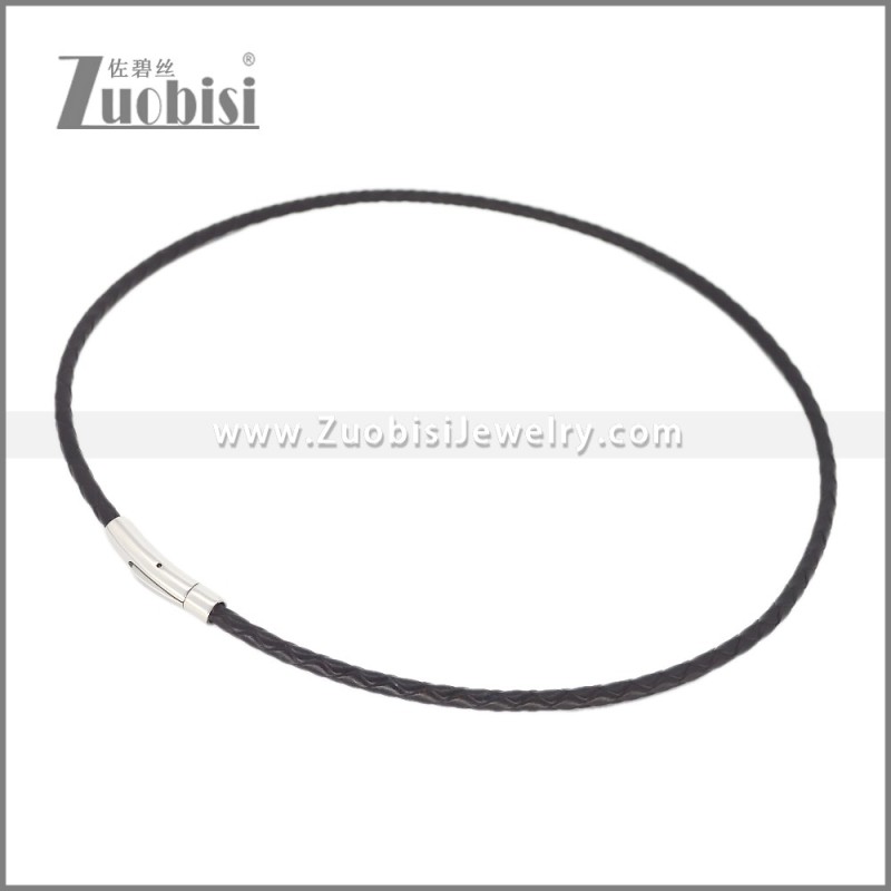 Leather Neckace n003539H2