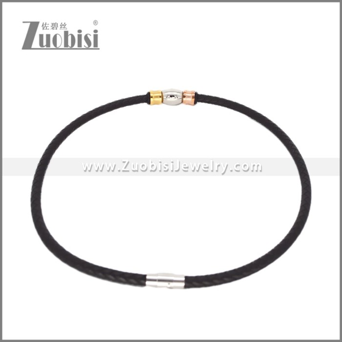 Leather Neckace n003542H