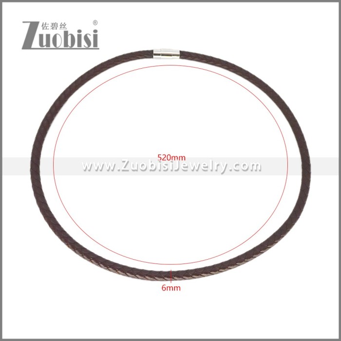 Leather Neckace n003541A