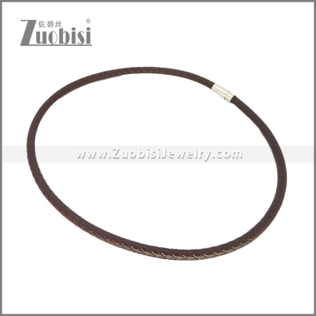Leather Neckace n003541A