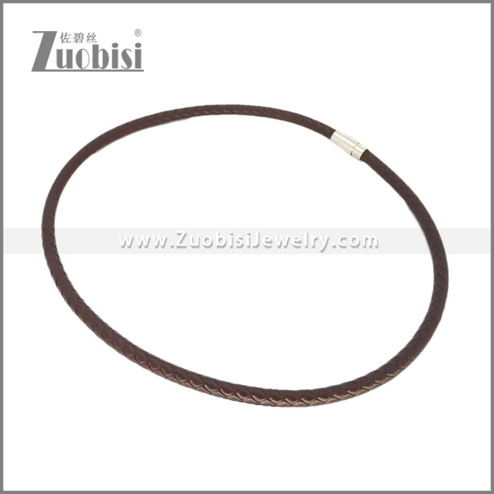 Leather Neckace n003541A