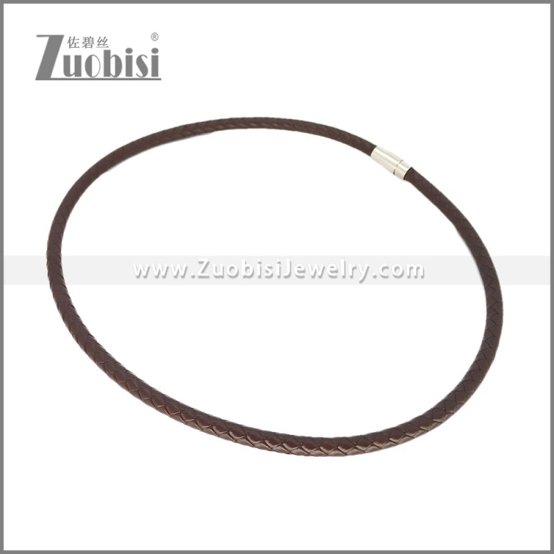 Leather Neckace n003541A