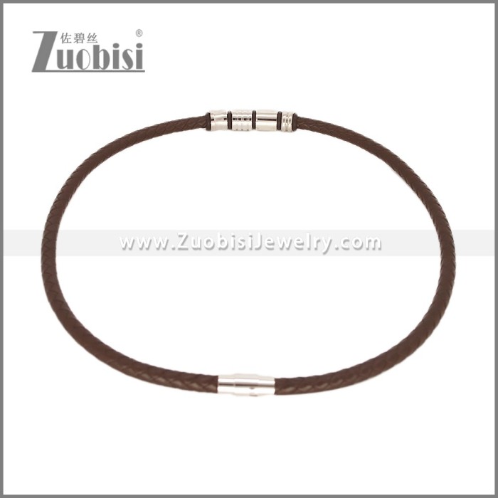 Leather Neckace n003544A