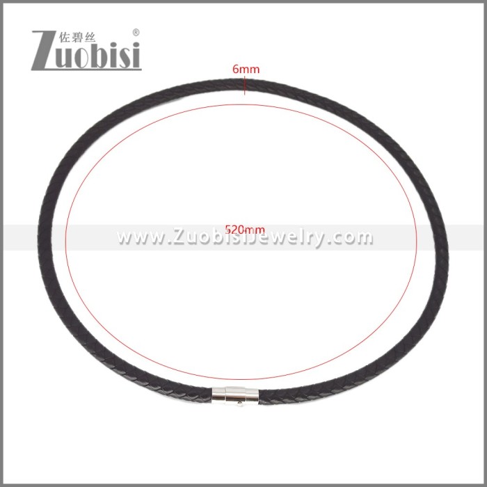 Leather Neckace n003541H