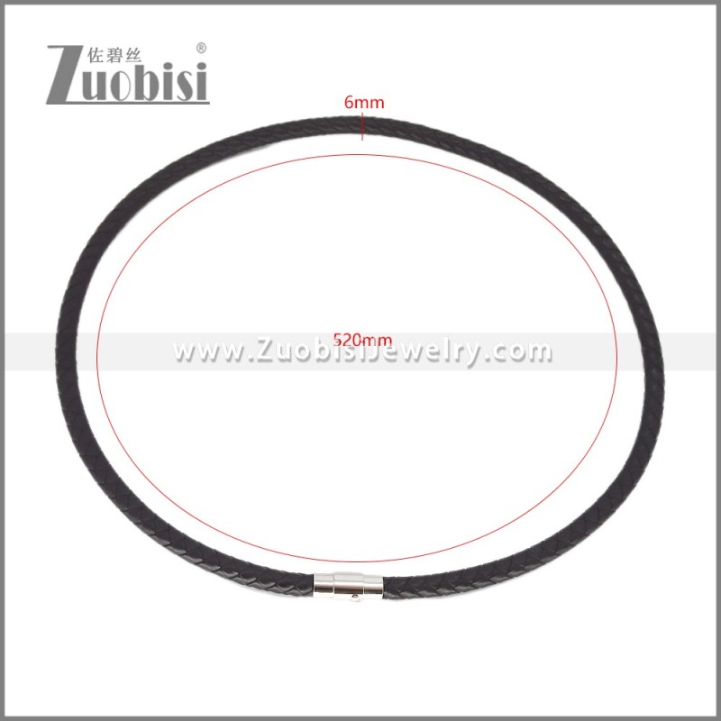 Leather Neckace n003541H