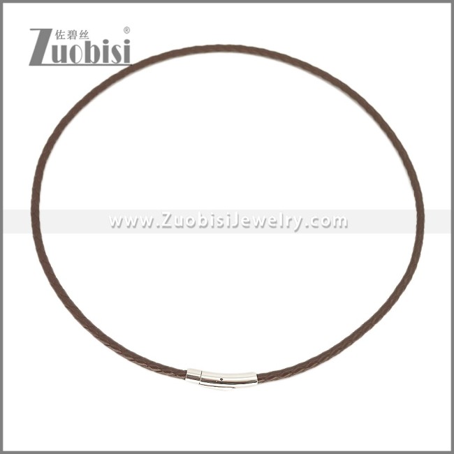 Leather Neckace n003539A2