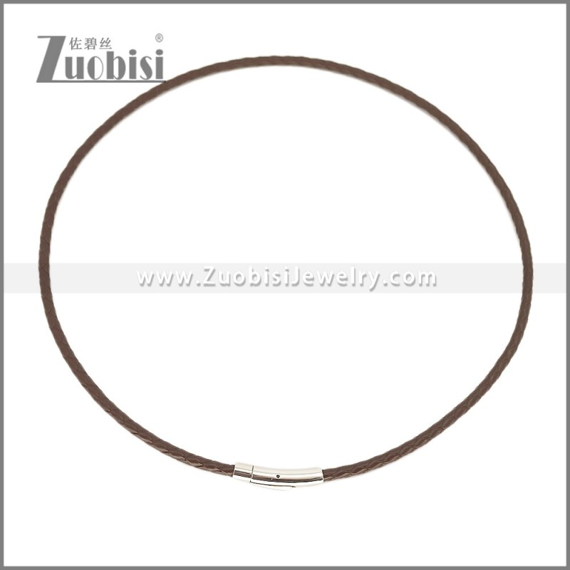 Leather Neckace n003539A2