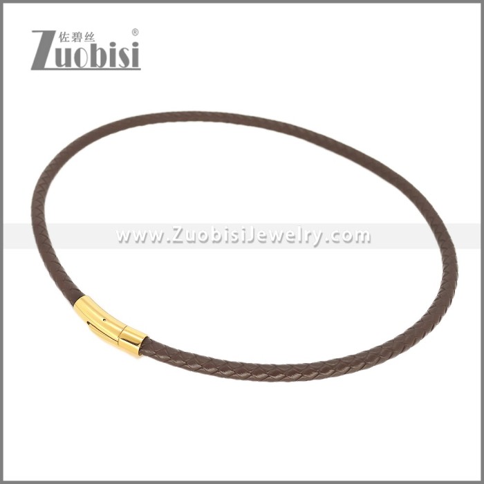 Leather Neckace n003541A1