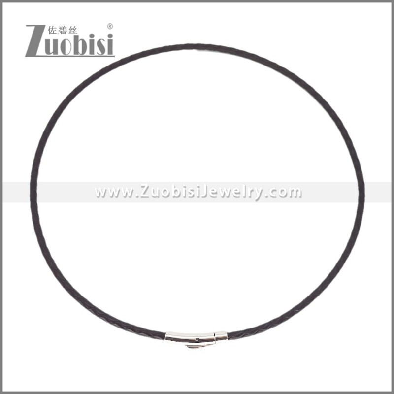 Leather Neckace n003539H2