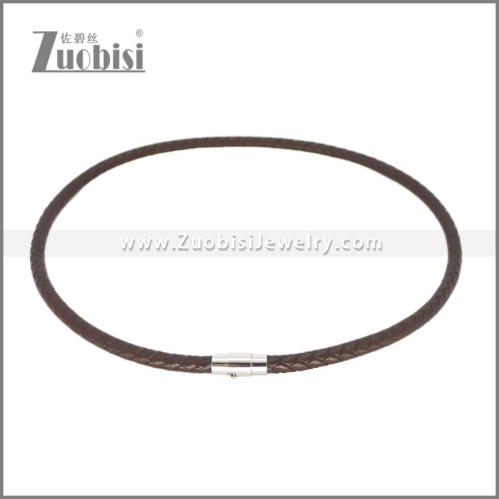 Leather Neckace n003541A