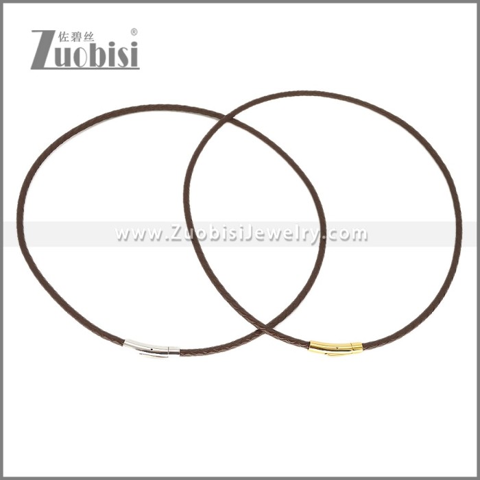 Leather Neckace n003539A1