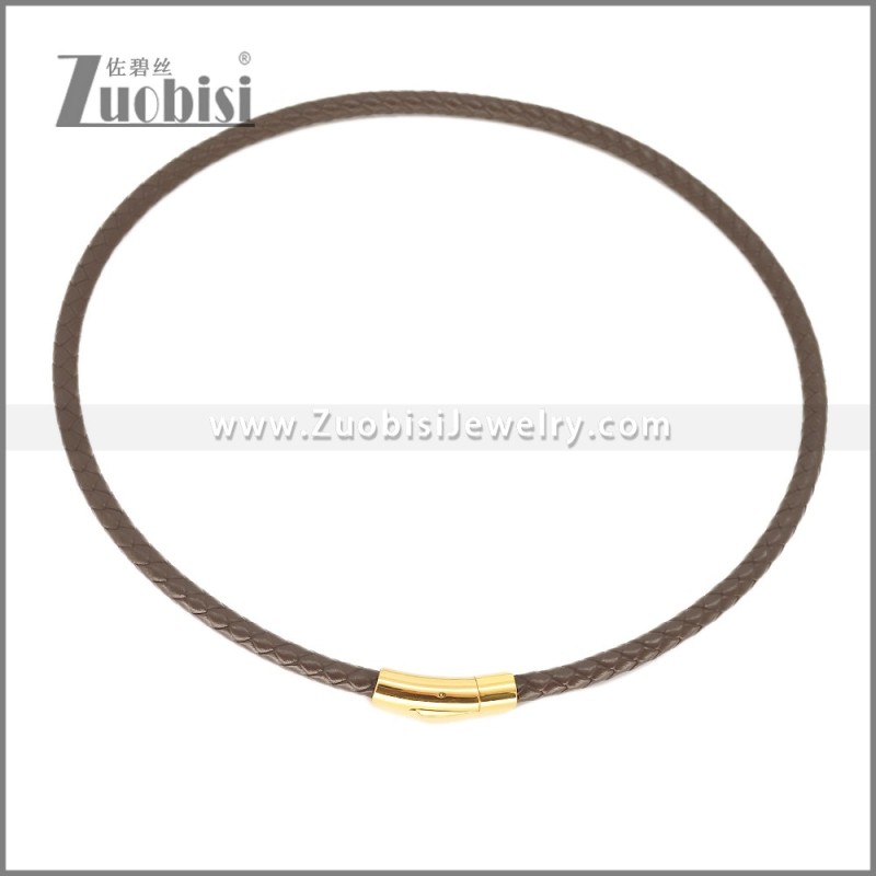 Leather Neckace n003541A1