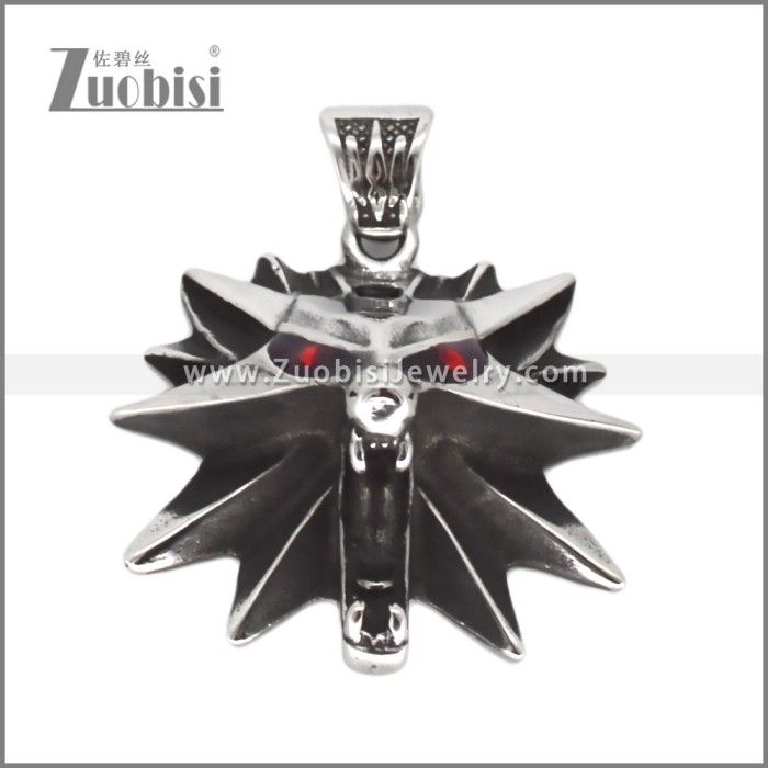 Stainless Steel Viking Fenrir Pendant p012610