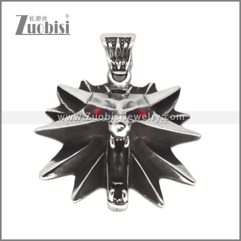 Stainless Steel Viking Fenrir Pendant p012610