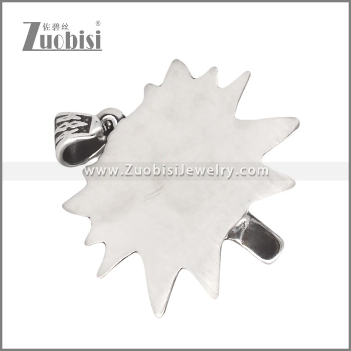 Stainless Steel Viking Fenrir Pendant p012610