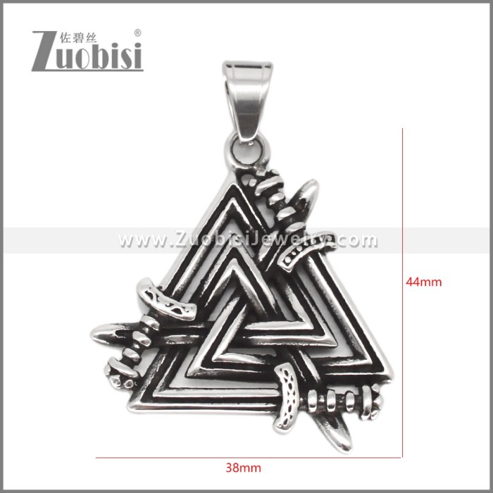 Stainless Steel Pendant p012608