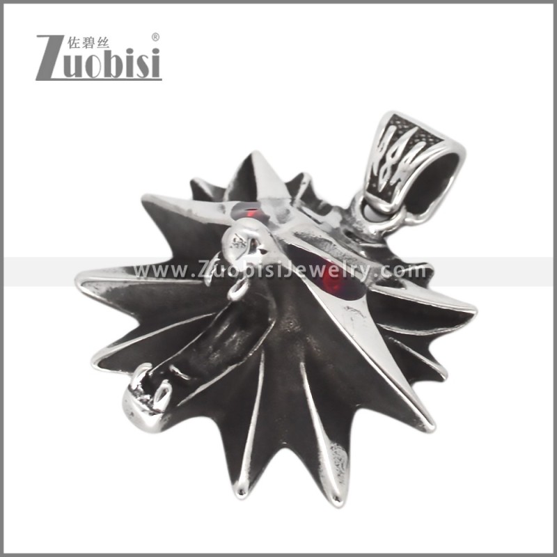 Stainless Steel Viking Fenrir Pendant p012610