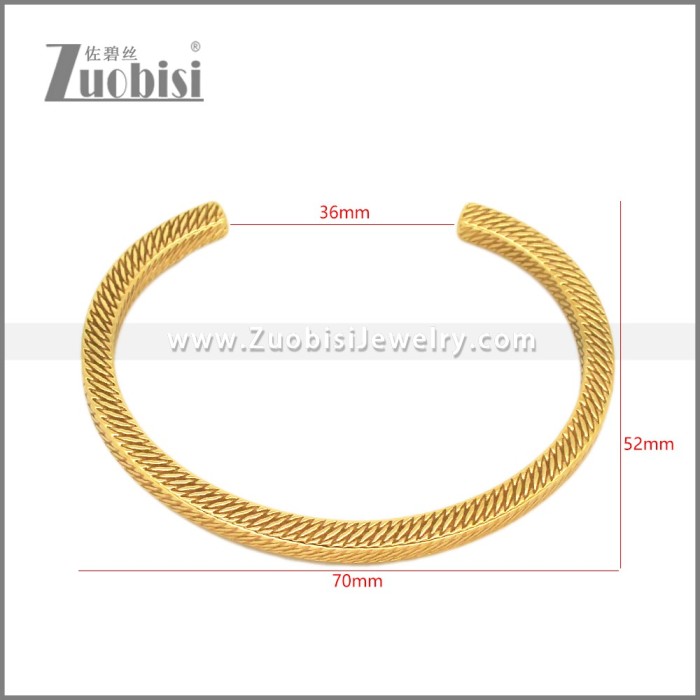 Stainless Steel Bangle b010818G