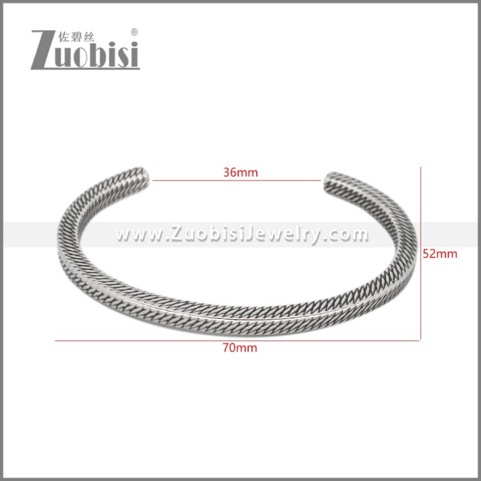 Stainless Steel Bangle b010818S