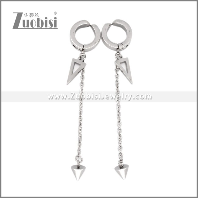 No Piercing Required Stainless Steel Earring e002719S