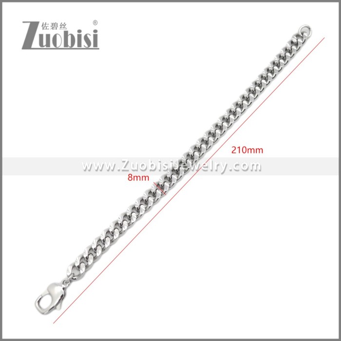 Stainless Steel Bracelet b010807