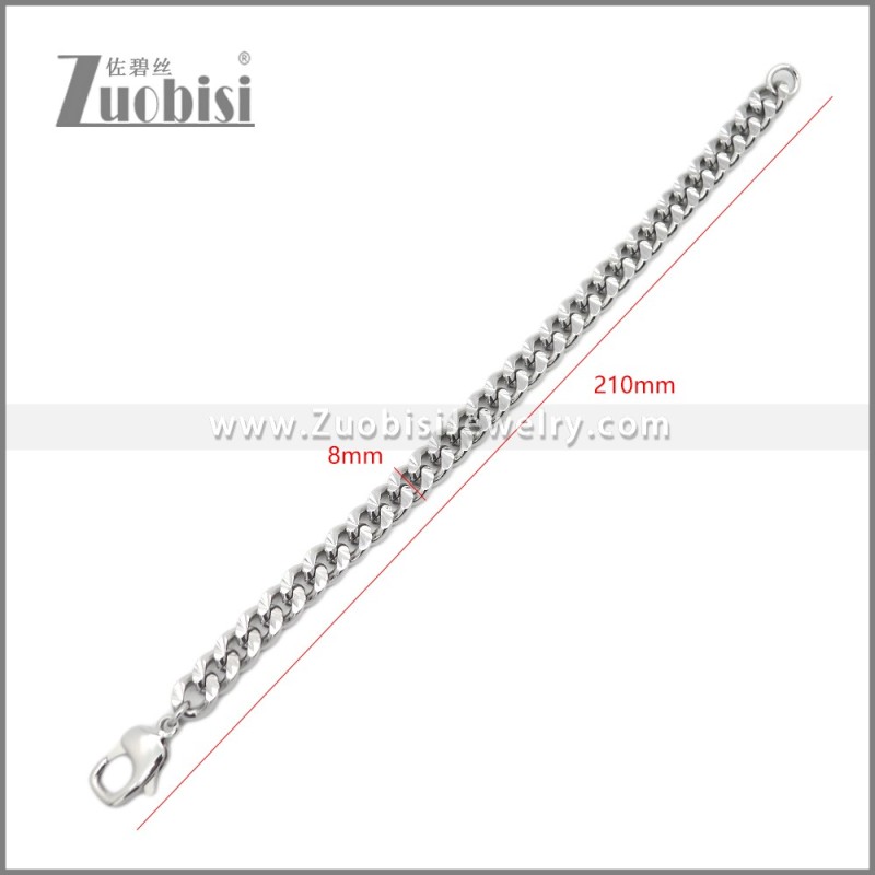 Stainless Steel Bracelet b010807