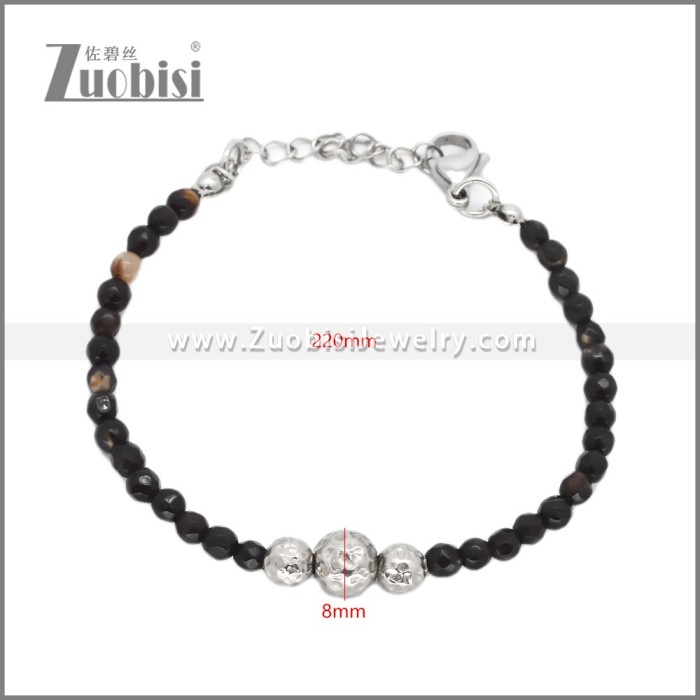 Stainless Steel Bracelet b010822H