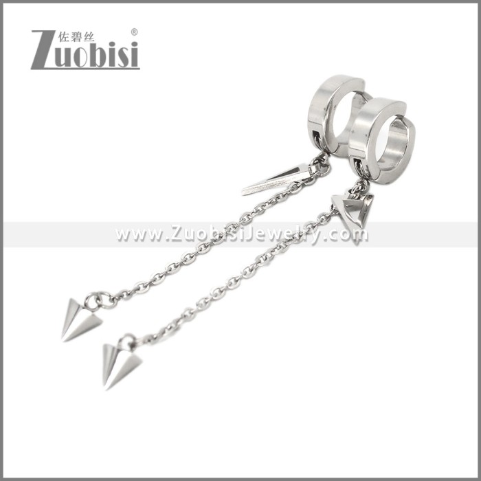 No Piercing Required Stainless Steel Earring e002719S