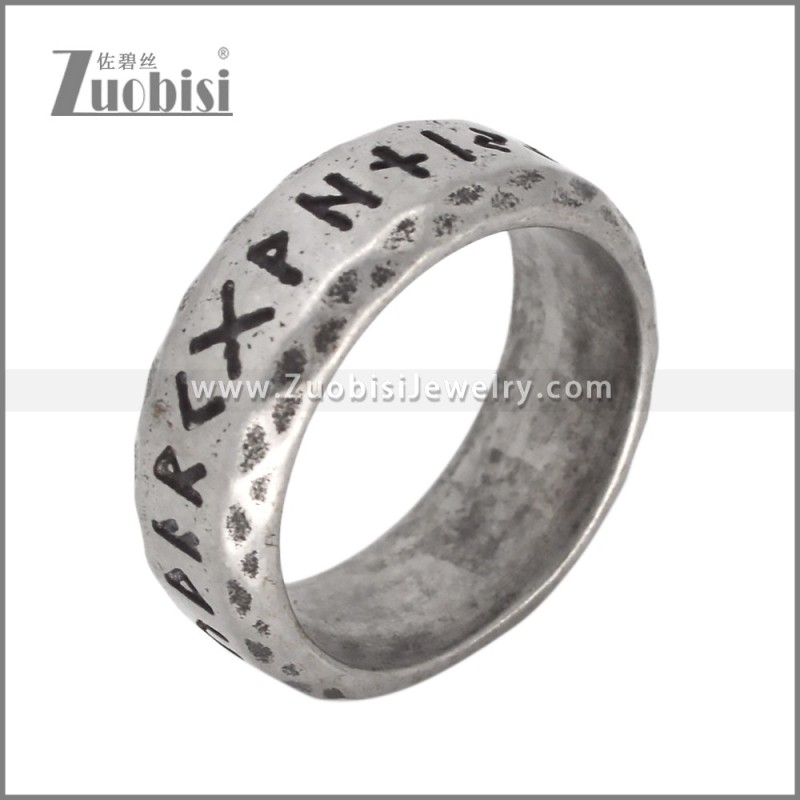 Wholesale Nordic Viking Rune Ring Men Jewelry r010325