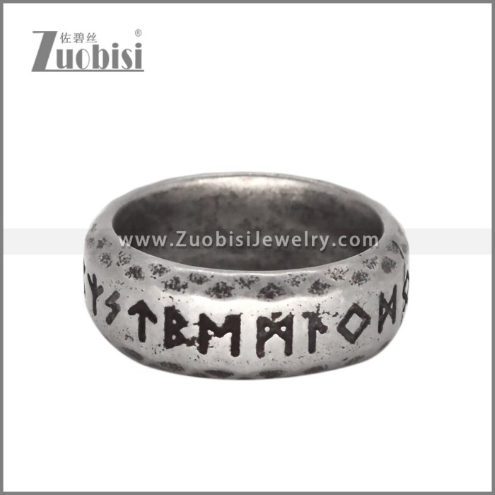 Wholesale Nordic Viking Rune Ring Men Jewelry r010325