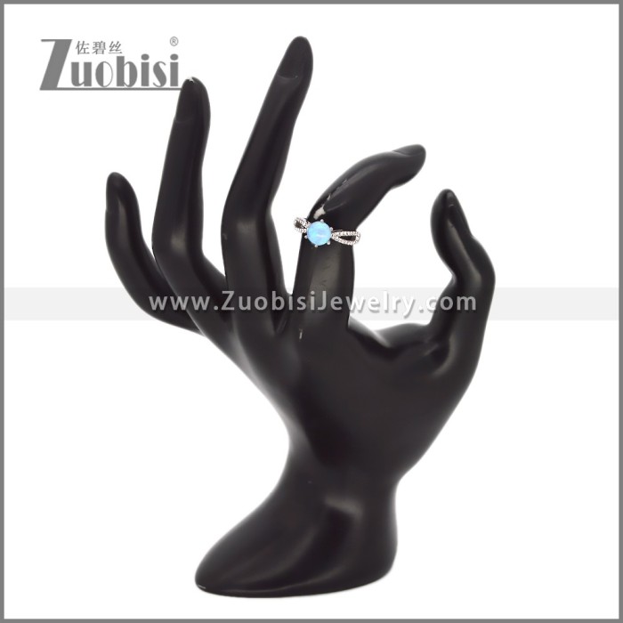 Stainless Steel Opal Ring for Women r010408S1