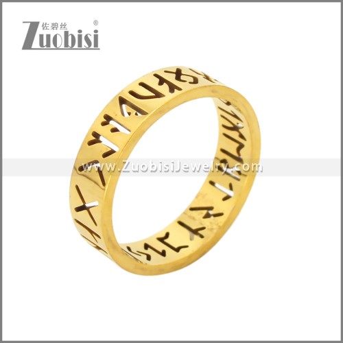 Stainless Steel Ring r010416G