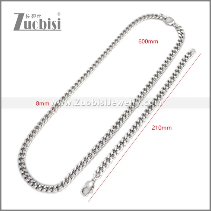 Stainless Steel Jewelry Set s003133