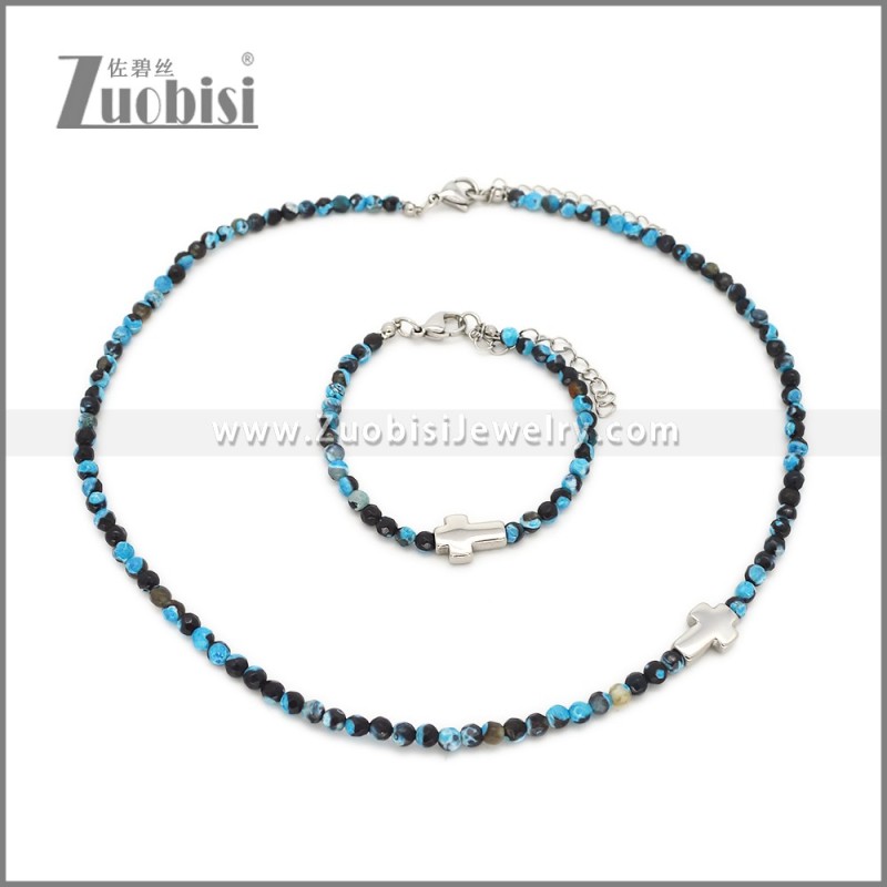 Natural Stone Jewelry Set s003138S