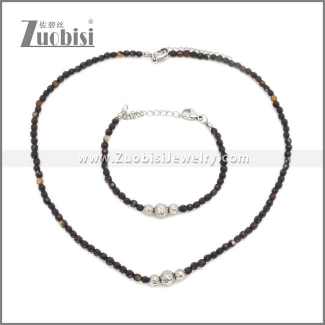Natural Stone Jewelry Set s003136H