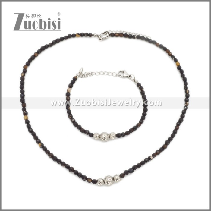 Natural Stone Jewelry Set s003136H