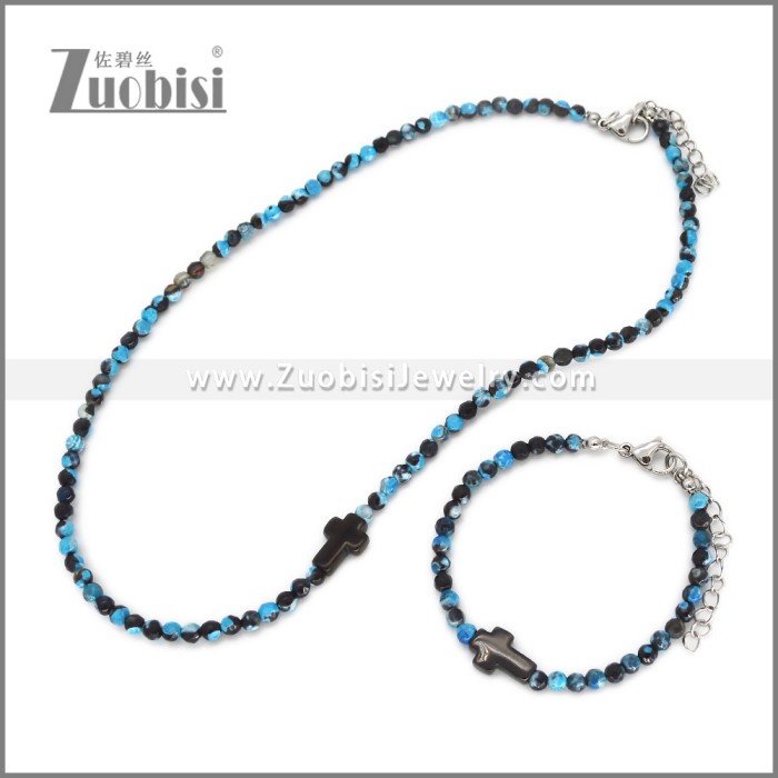 Natural Stone Jewelry Set s003138H