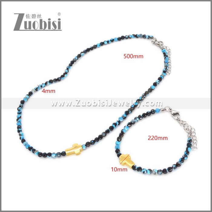 Natural Stone Jewelry Set s003138G